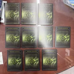Magic the Gathering MTG Poison Counters Set Of 10 Cards - Image 1