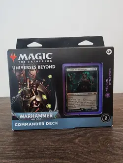 Universes Beyond: Warhammer 40,000 - Necron Dynasties Commander Deck - Sealed - Image 1