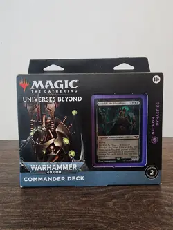 Universes Beyond: Warhammer 40,000 - Necron Dynasties Commander Deck - Sealed - Image 2