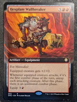 Hexplate Wallbreaker - Extended - Commander: Phyrexia All Will Be One (MTG) - Image 1