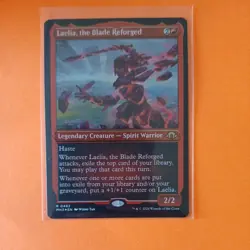 MTG Modern Horizons 3 - Laelia, The Blade Reforged 0482 - Etched Foil Rare NM - Image 1