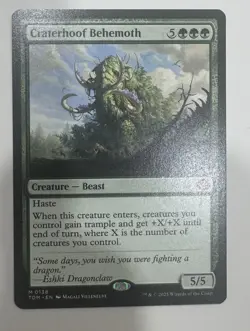 Craterhoof Behemoth Tarkir: Dragonstorm Regular - Image 2