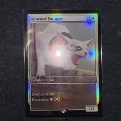 MTG LP: Adorned Pouncer (Holo/Foil) - Game Day Promo 002/199, English - Image 1