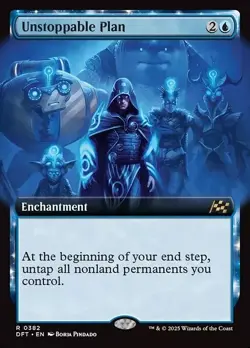 Unstoppable Plan - Extended Art - Aetherdift - MtG - NM - Image 1