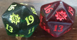 The Brothers' War Oversized Spindown Die MTG life counter dice - Image 1