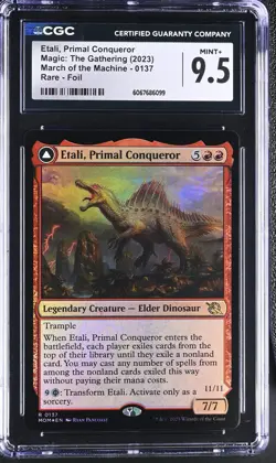 ETALI, PRIMAL CONQUEROR March of the Machine Foil Rare CGC 9.5 MTG - Image 1