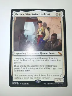 Delney, Streetwise Lookout - Ravnica: Murders at Karlov Manor MTG 0012 NM - Image 1