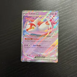 Latias ex Double Rare 076/191 Sv08: Surging Sparks Holo POKEMON NEAR MINT - Image 1