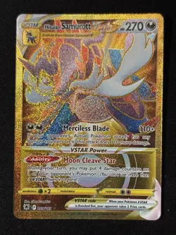 2022 Pokemon SWSH Astral Radiance 209/189 Hisuian Samurott Vstar - Image 1