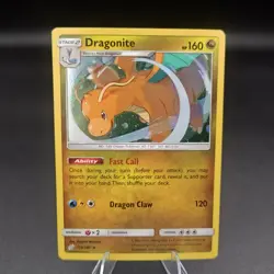 Dragonite 119/181 - Pokemon TCG Sun & Moon Team Up Promo COSMOS Holo Rare NM - Image 1