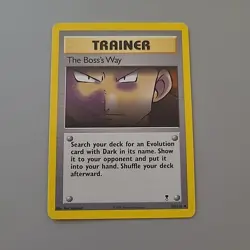 Pokemon The Boss's Way (Giovanni) Legendary Collection 105/110 WOTC Vintage MP - Image 1