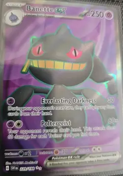 Pokemon TCG - Scarlet and Violet - Banette EX Full Art Secret Rare 229/198 - Image 1