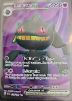 Pokemon TCG - Scarlet and Violet - Banette EX Full Art Secret Rare 229/198 - Image 2