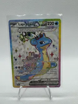 Lapras Ex 158/142 - Super Rare - Stellar Crown - Pokemon TCG Pack Fresh - Image 1