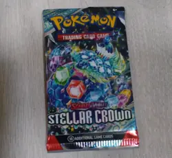 Heavy 22.44g Pokemon Tcg stellar crown Booster Pack Factory Sealed New - Image 3