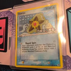 STARYU 77/107 EX DEOXYS REVERSE HOLO STAMPED POKEMON TCG 2005 NM - Image 4