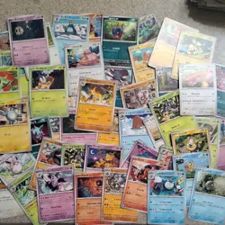 LOT (50) - Pokemon Japanese Common/Uncommon 2023-2025 Inferno X, 151, sv8a +++ - Image 1