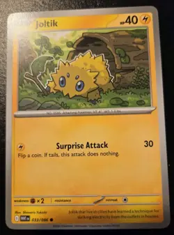 Joltik 033/086 Common Scarlet & Violet: White Flare Pokemon TCG - Image 1