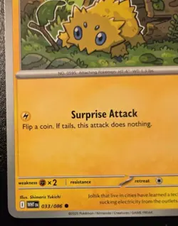 Joltik 033/086 Common Scarlet & Violet: White Flare Pokemon TCG - Image 4