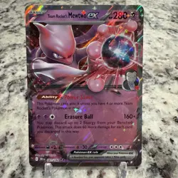 Pokemon TCG Team Rocket's Mewtwo ex SV10: Destined Rivals 081/182 🔥 - Image 1