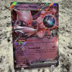Pokemon TCG Team Rocket's Mewtwo ex SV10: Destined Rivals 081/182 🔥 - Image 2