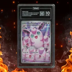 Pokemon Phantasmal Flames WIGGLYTUFF 105/094 Illustration Rare TAG 10 - Image 1