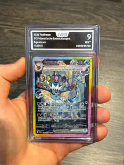 Pokemon Aquana EX Deutsch 149/131 Prismatische Entwicklungen SIR Mint AOG 9 - Image 1
