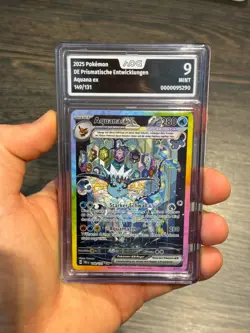 Pokemon Aquana EX Deutsch 149/131 Prismatische Entwicklungen SIR Mint AOG 9 - Image 3