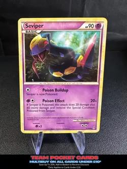 Seviper 51/95, HGSS Call of Legends, Pokemon, LP - Image 1