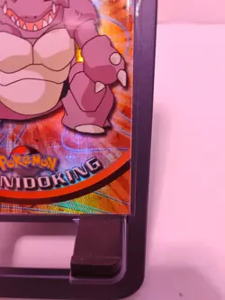 Pokemon TV Animation Edition #34 Nidoking Foil Holo Topps Black Label NM - Image 4