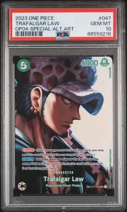 One Piece Trafalgar Law OP01-047 PSA 10 ENG - Image 1