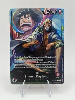 One piece Silvers Rayleigh OP12-001 Legacy Alt Art Foil Leader One Raw - Image 1