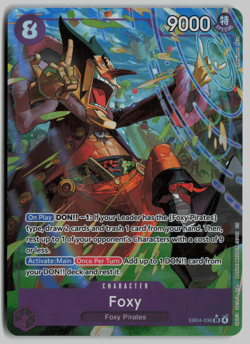 One Piece OP14 The Azure Sea's Seven - Foxy SR EB04-036 - Image 1
