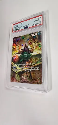 PSA 10 One Piece: Buggy OP03-008 Special Alt Art - Image 2
