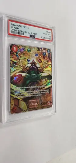 PSA 10 One Piece: Buggy OP03-008 Special Alt Art - Image 3