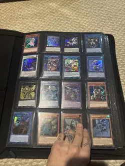 DARK MAGICIAN GIRL LARGE CARD BINDER Full of cards Pokemon card binder FULL - Image 2