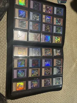 DARK MAGICIAN GIRL LARGE CARD BINDER Full of cards Pokemon card binder FULL - Image 3