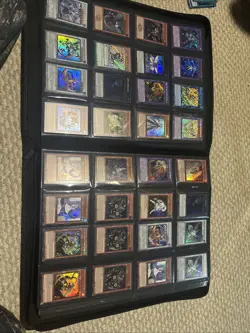 DARK MAGICIAN GIRL LARGE CARD BINDER Full of cards Pokemon card binder FULL - Image 4