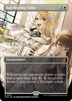 MTG English Smothering Tithe (Anime Borderless) NM Normal - Image 1