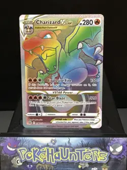 Pokemon Card Charizard VSTAR 174/172 Brilliant Stars Secret Rare Near Mint - Image 1