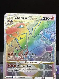 Pokemon Card Charizard VSTAR 174/172 Brilliant Stars Secret Rare Near Mint - Image 2