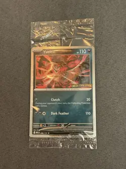 Pokemon TCG Yveltal 088/132 Cosmo Holo - Stamped Card - Mega Evolutions SEALED - Image 1