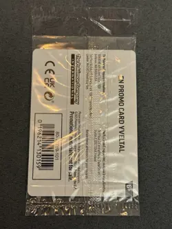 Pokemon TCG Yveltal 088/132 Cosmo Holo - Stamped Card - Mega Evolutions SEALED - Image 4