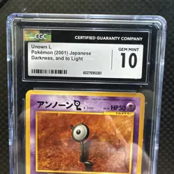 Pokemon Unown L TCG Neo Destiny 86/105 Non-Holo Card CGC Gem Mint 10 - Image 3