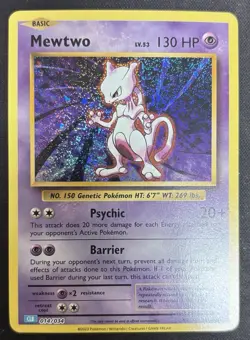 Mewtwo 014/034 CLB Holo Pokemon Card SWSH Classic Collection PTCG NM - Image 1