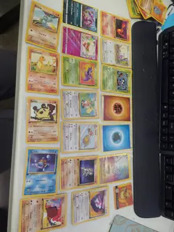 200 Vintage Pokemon Cards Lot WOTC Base Jungle Fossil Team Rocket Pikachu &More+ - Image 3