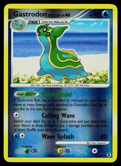 Pokemon Card - Gastrodon East Sea Rising Rivals 21/111 Reverse Holo - Image 1