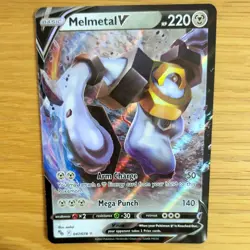 MELMETAL V 047/078 POKEMON CARD (POKEMON GO SET) HALF ART HOLO - Image 1