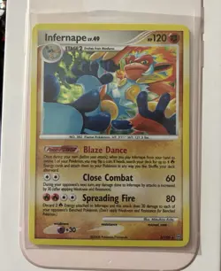 Infernape 3/100 D&P Stormfront Pokemon Card Holo Foil Rare Near Mint - Image 1