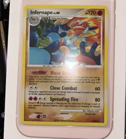 Infernape 3/100 D&P Stormfront Pokemon Card Holo Foil Rare Near Mint - Image 2